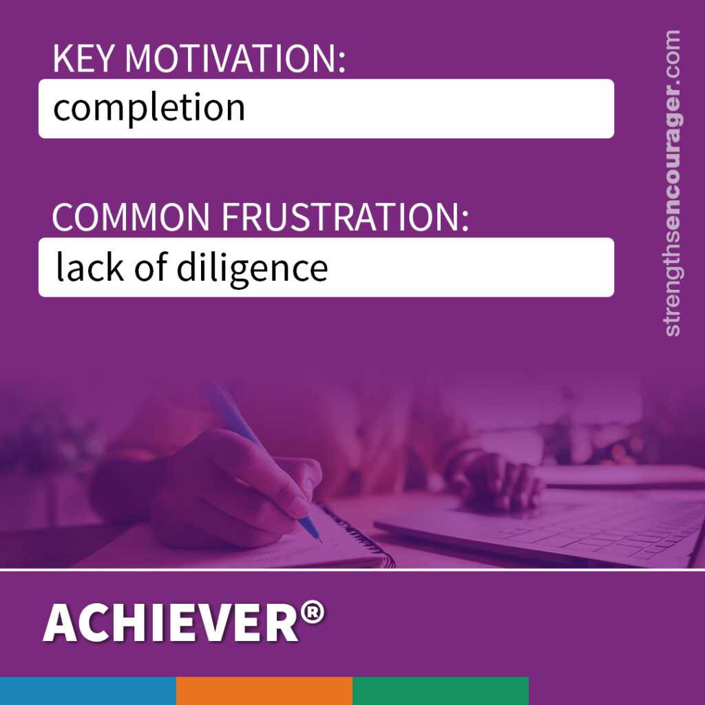 Key motivation for Achiever