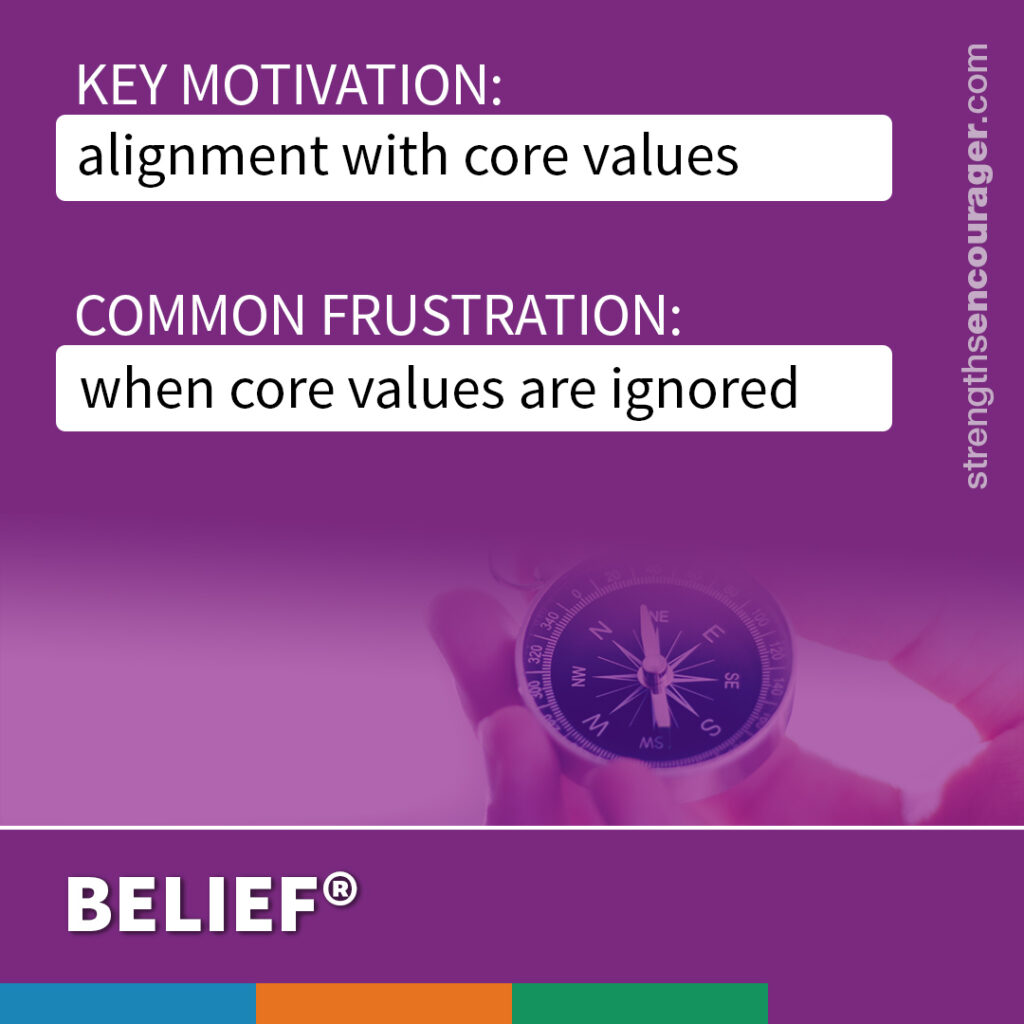 Key motivation for Belief