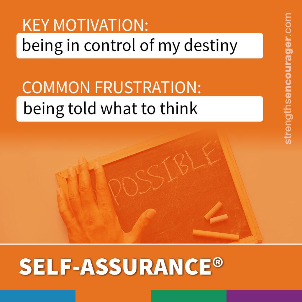 Key motivation for Self-assurance
