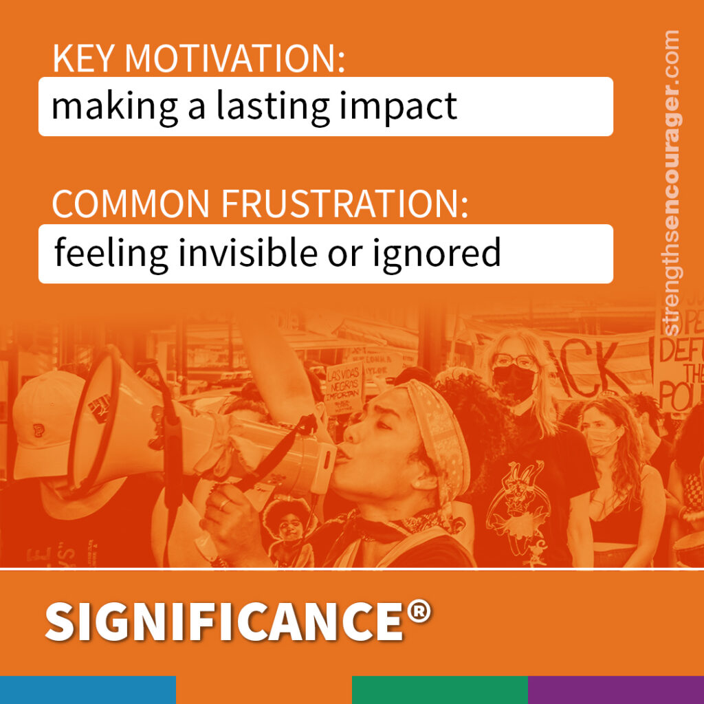 Key motivation for Significance