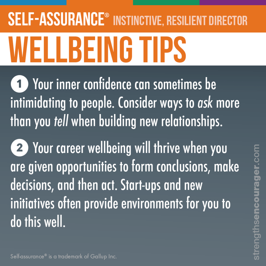 Wellbeing tips for the Self-assurance strength